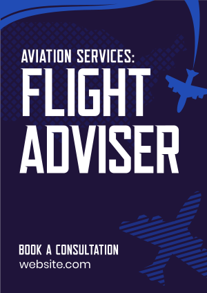 Aviation Flight Adviser Flyer Image Preview