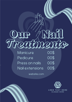 Nail Treatments List Poster Image Preview