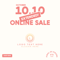 Online Sale 10.10  Instagram post Image Preview