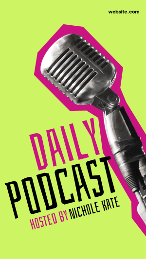 Daily Podcast Instagram story Image Preview