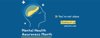 Mental Health Month Facebook cover | BrandCrowd Facebook cover Maker