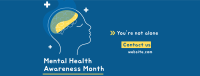 Mental Health Month Facebook cover Image Preview
