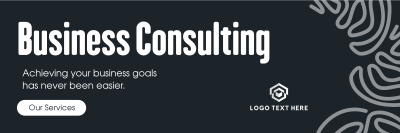 Business Consultant Twitter header (cover) Image Preview