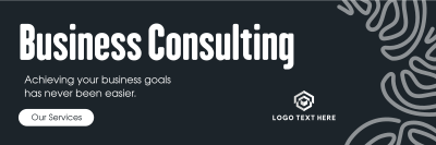 Business Consultant Twitter Header Image Preview