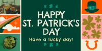 Rustic St. Patrick's Day Greeting Twitter Post Preview