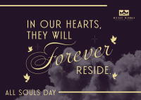 Serene All Souls Day Quote Postcard Image Preview