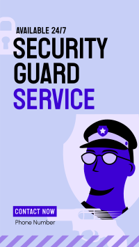 Security Guard Job Facebook story Image Preview