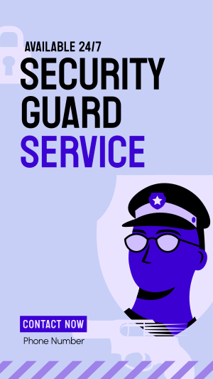 Security Guard Job Facebook story Image Preview