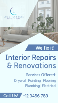 Home Interior Repair Maintenance TikTok Video Preview