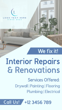 Home Interior Repair Maintenance TikTok video Image Preview