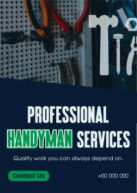 Professional Handyman Services Poster Preview