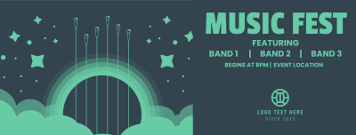 Music Fest Facebook cover Image Preview