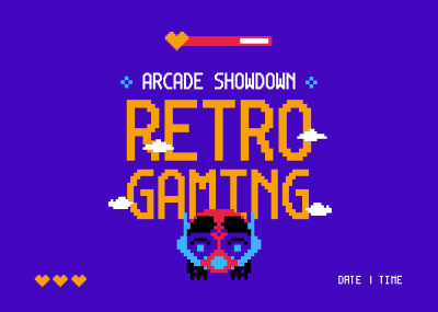 Arcade Showdown Postcard Image Preview