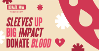Droplet Blood Donation Facebook ad Image Preview