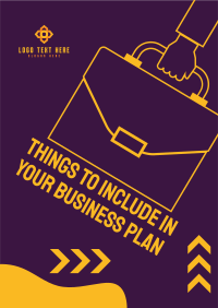 Business Plan Poster Design
