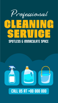 Cleaning Service Professional TikTok Video Image Preview