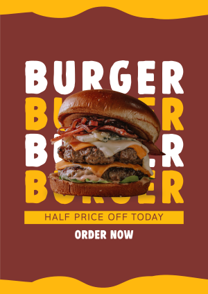 Free Burger Special Flyer Image Preview