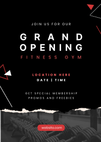 Fitness Gym Grand Opening Flyer Image Preview