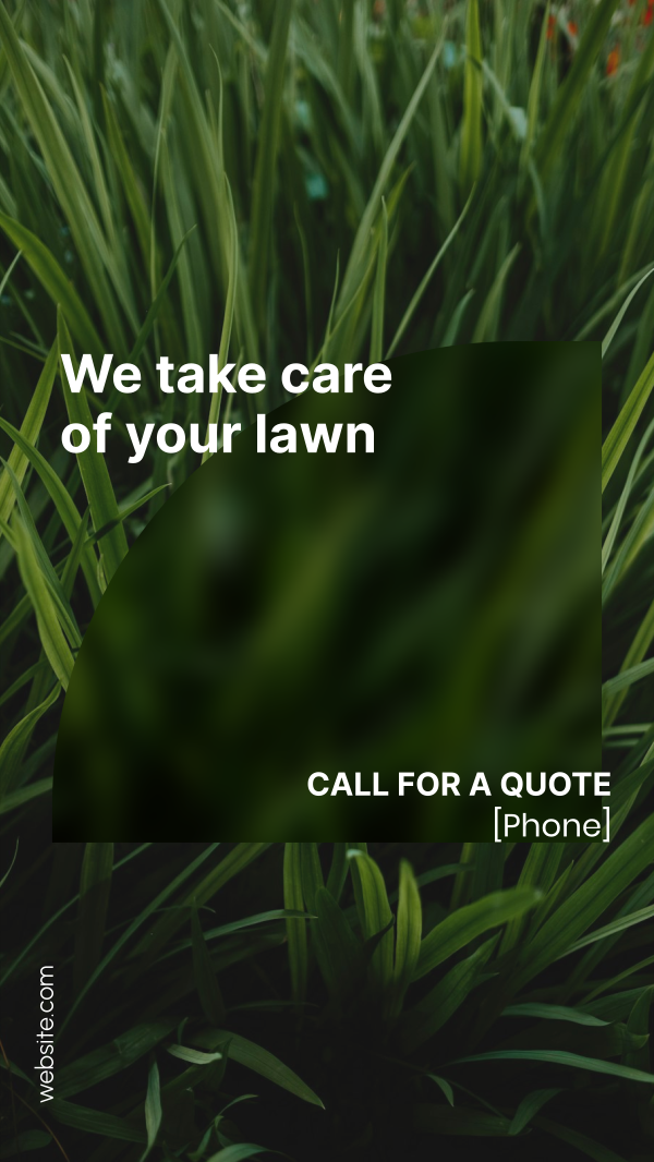 Lawn Care Service Instagram Story Design Image Preview
