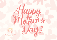 Floral Mother's Day Postcard Design
