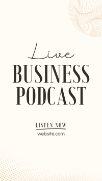 Corporate Business Podcast Video Image Preview