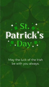 Sparkly St. Patrick's Facebook Story Design
