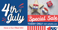 Fourth of July Sale Facebook ad Image Preview