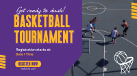Basketball Mini Tournament Facebook event cover Image Preview