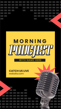 Morning Podcast Stream YouTube short Image Preview