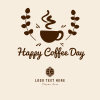 Happy Coffee Day Badge Instagram post Image Preview