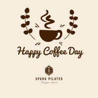 Happy Coffee Day Badge Instagram post Image Preview