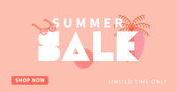 Summer Retro Promo Facebook ad Image Preview