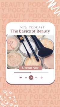 Beauty Basics Podcast Facebook Story Design