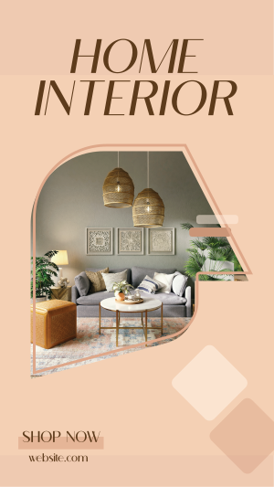 Home Interior Instagram story Image Preview