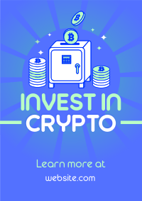 Modern Crypto Invest Poster Image Preview