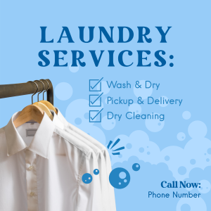 Laundry Services List Instagram post Image Preview