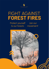 Fight Against Forest Fires Flyer Design