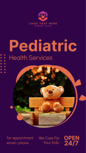 Pediatric Health Services Instagram story Image Preview