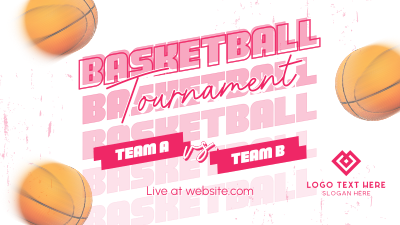 Basketball Game Tournament Facebook event cover Image Preview