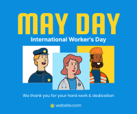 Hey! May Day! Facebook Post Image Preview