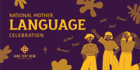 Celebrate Mother Language Day Twitter post Image Preview