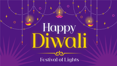 Celebration of Diwali Facebook event cover Image Preview
