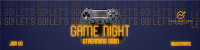 Game Night Console Twitch Banner Design