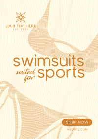 Optimal Swimsuits Flyer Design
