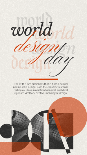 Contemporary Abstract Design Day Facebook story Image Preview