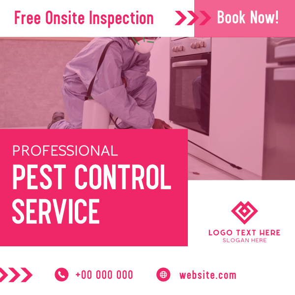 Professional Pest Control Instagram Post Design