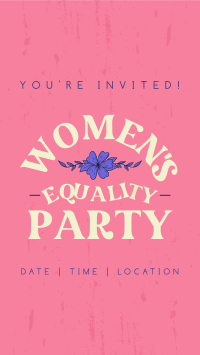 Women's Equality Celebration Instagram Story Design