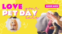 Love Your Pet Day Sale Facebook Event Cover Image Preview