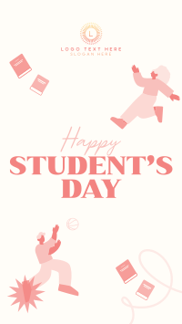 Bookish Students Day TikTok video Image Preview