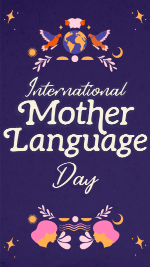 Rustic International Mother Language Day Facebook story Image Preview